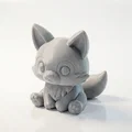 Tượng Cáo Chibi Dễ Thương – Mô Hình 3D Printable - Thumbnail 1