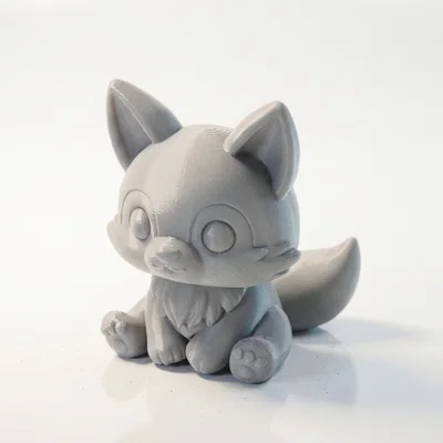 Tượng Cáo Chibi Dễ Thương – Mô Hình 3D Printable