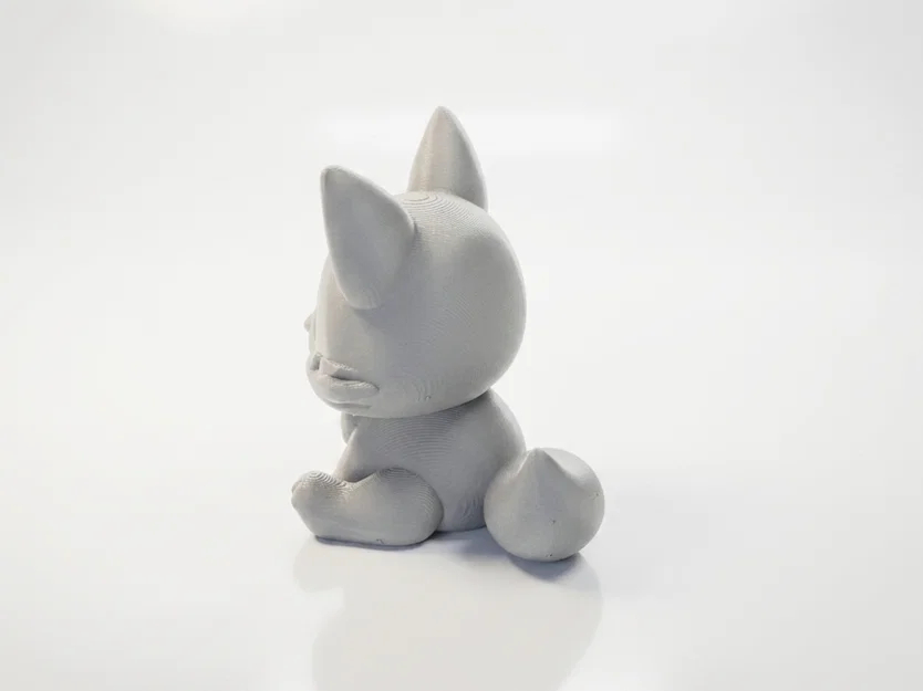 Tượng Cáo Chibi Dễ Thương – Mô Hình 3D Printable - Image 2