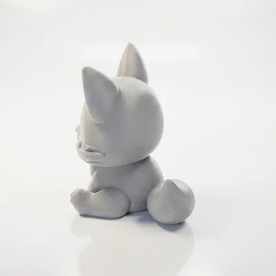 Tượng Cáo Chibi Dễ Thương – Mô Hình 3D Printable