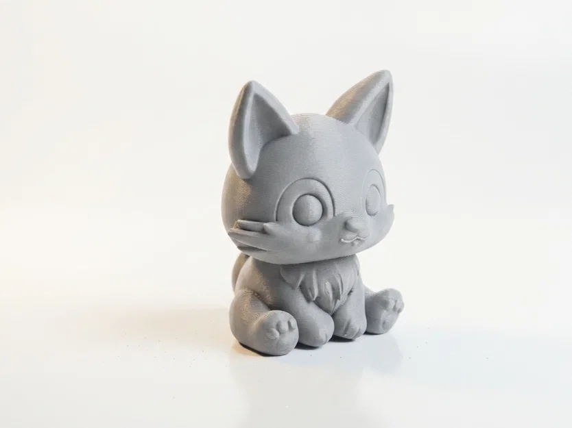Tượng Cáo Chibi Dễ Thương – Mô Hình 3D Printable - Image 3