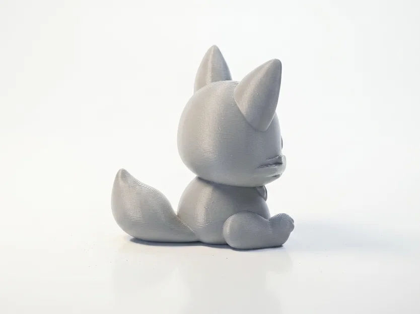 Tượng Cáo Chibi Dễ Thương – Mô Hình 3D Printable - Image 4