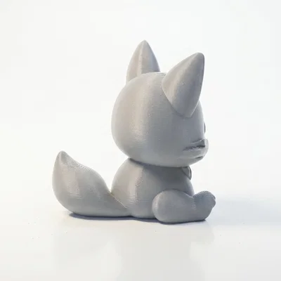 Tượng Cáo Chibi Dễ Thương – Mô Hình 3D Printable