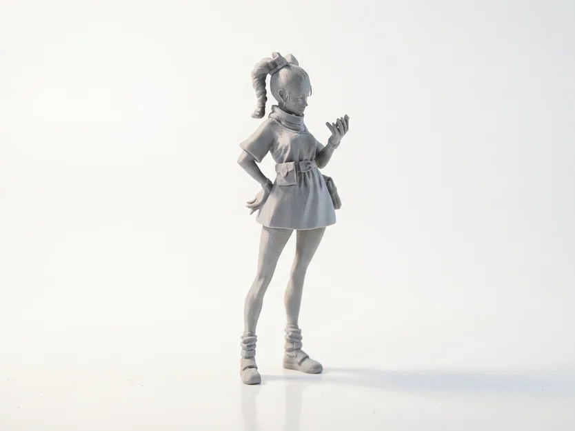 Mô Hình 3D In Được: Figurine Cô Bé Chibi Cute (STL) - Image 1