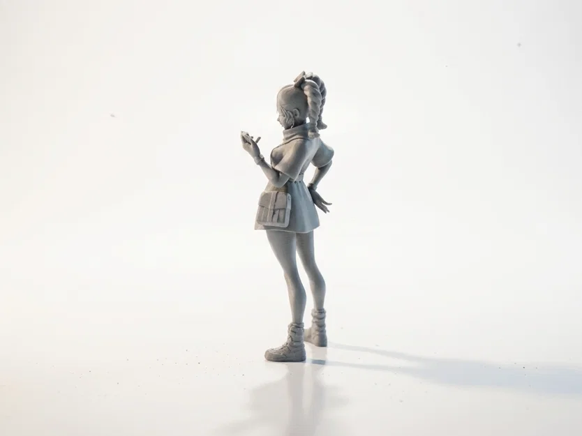 Mô Hình 3D In Được: Figurine Cô Bé Chibi Cute (STL) - Image 2