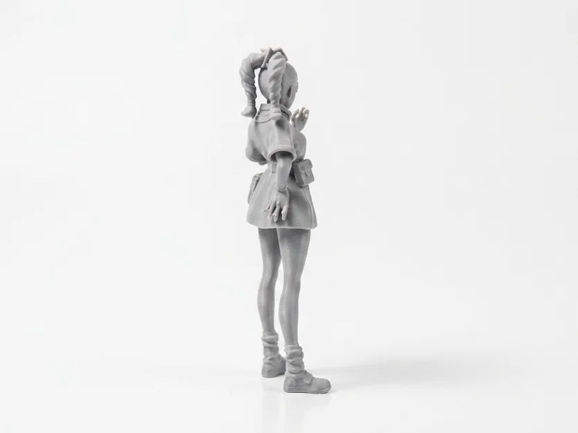 Mô Hình 3D In Được: Figurine Cô Bé Chibi Cute (STL) - Image 3