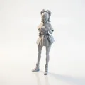 Mô Hình 3D In Được: Figurine Cô Bé Chibi Cute (STL) - Thumbnail 4