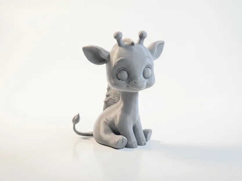 Tượng Hươu Cao Cổ Chibi Dễ Thương - Mẫu 3D Printable (STL) - Image 1