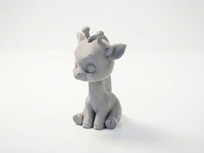 Tượng Hươu Cao Cổ Chibi Dễ Thương - Mẫu 3D Printable (STL) - Image 2