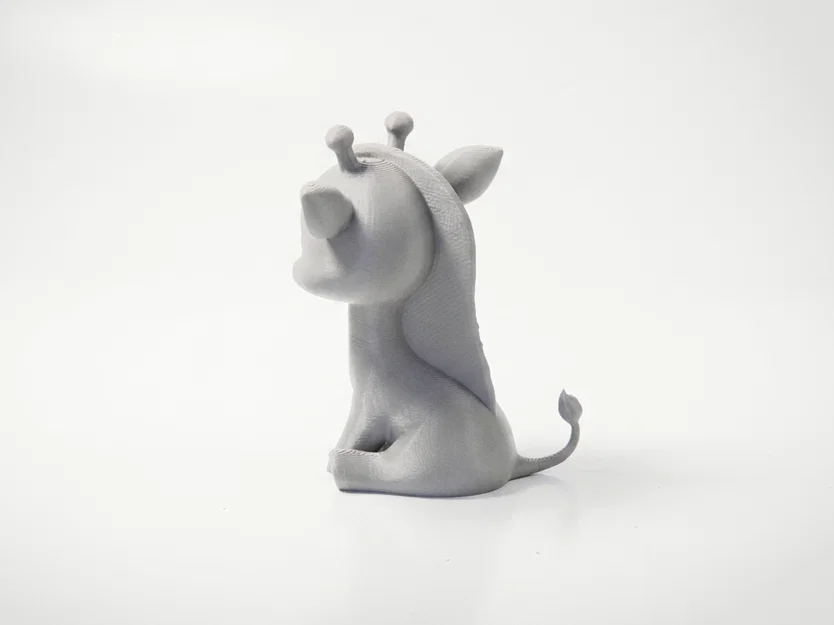 Tượng Hươu Cao Cổ Chibi Dễ Thương - Mẫu 3D Printable (STL) - Image 4