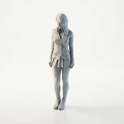 Mô hình in 3D: Tượng Cô Gái Chibi Anime Dễ Thương (STL Printable)