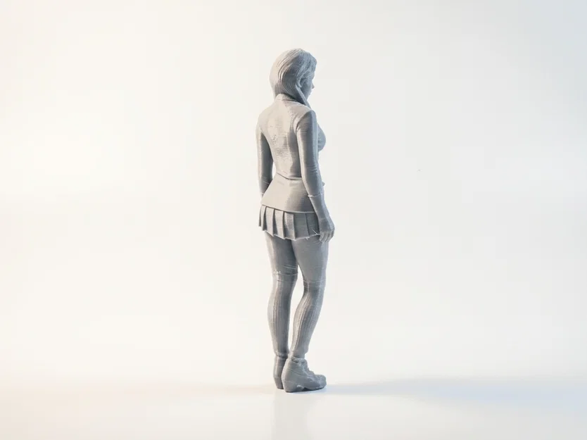 Mô hình in 3D: Tượng Cô Gái Chibi Anime Dễ Thương (STL Printable) - Image 4
