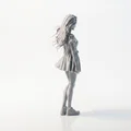 Tượng Cô Gái Anime Dễ Thương – Mẫu 3D Printable (STL) - Thumbnail 2