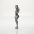 Tượng Cô Gái Anime Dễ Thương – Mẫu 3D Printable (STL) - Thumbnail 3
