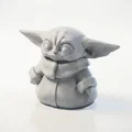 Mô Hình Grogu Chibi Dễ Thương (Star Wars) – STL In 3D - Thumbnail 1