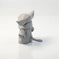 Mô hình Grogu Chibi (Star Wars) – STL 3D Printable - Thumbnail 4