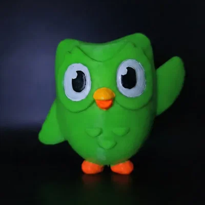 Mô hình Duo – Linh vật Duolingo (Duo figure - Duolingo mascot)