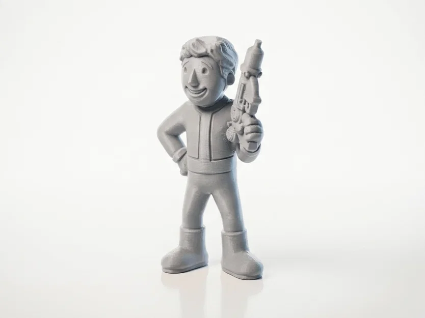Tượng Nhân Vật Chibi Xạ Thủ Dễ Thương – Mẫu 3D Printable - Image 1