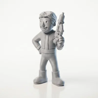 Tượng Nhân Vật Chibi Xạ Thủ Dễ Thương – Mẫu 3D Printable