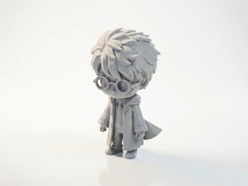 Mô hình figurine Chibi Harry Potter dễ thương – 3D Printable - Image 1