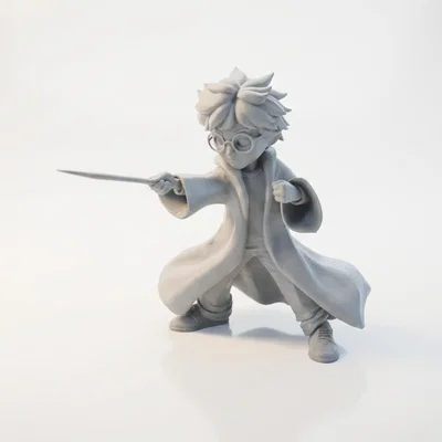 Tượng Chibi Harry Potter Dễ Thương – Mẫu 3D Printable (STL)