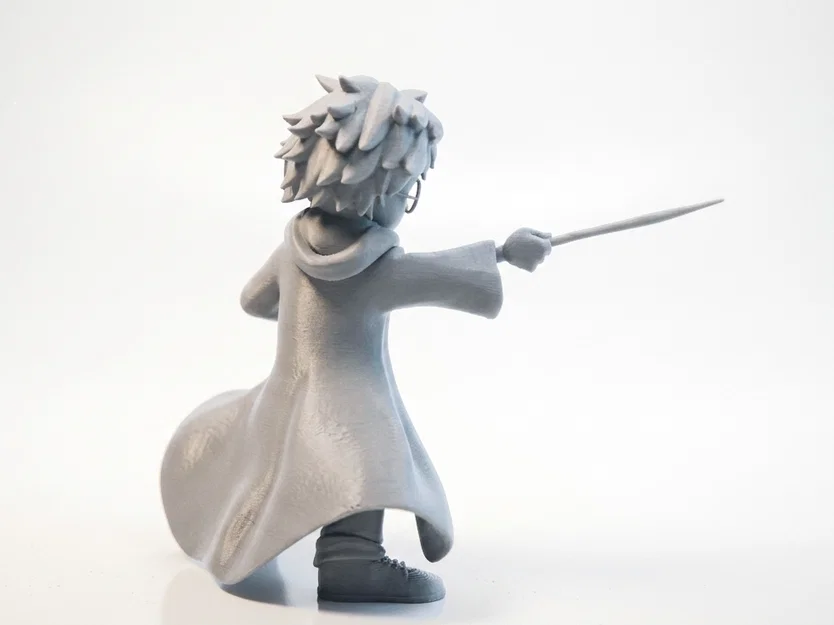 Tượng Chibi Harry Potter Dễ Thương – Mẫu 3D Printable (STL) - Image 3