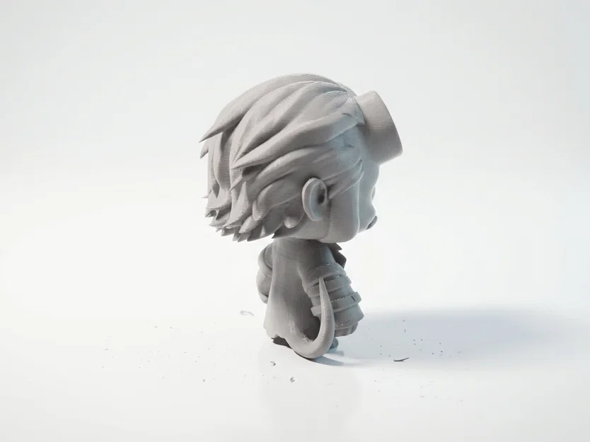 Figurine Hellboy Chibi Dễ Thương – Mẫu 3D In Được - Image 3