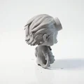 Figurine Hellboy Chibi Dễ Thương – Mẫu 3D In Được - Thumbnail 3