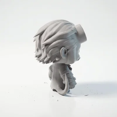 Figurine Hellboy Chibi Dễ Thương – Mẫu 3D In Được