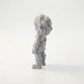 Tượng Chibi Cô Nàng Du Lịch Dễ Thương – 3D Printable - Thumbnail 3