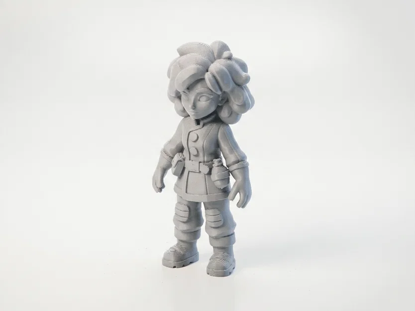 Tượng Chibi Cô Nàng Du Lịch Dễ Thương – 3D Printable - Image 4