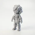 Tượng Chibi Cô Nàng Du Lịch Dễ Thương – 3D Printable - Thumbnail 4