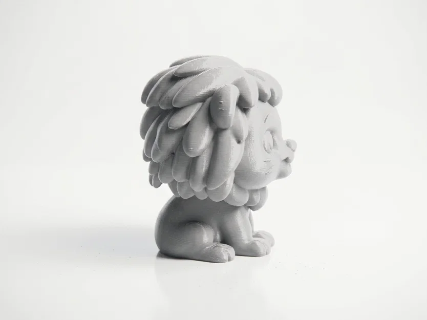 Tượng Sư Tử Chibi Dễ Thương – Mô Hình 3D Printable - Image 2