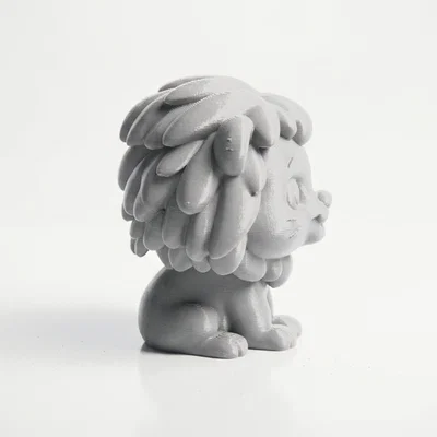 Tượng Sư Tử Chibi Dễ Thương – Mô Hình 3D Printable