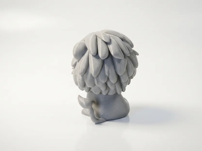 Tượng Sư Tử Chibi Dễ Thương – Mô Hình 3D Printable - Image 3