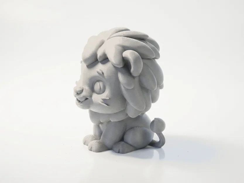 Tượng Sư Tử Chibi Dễ Thương – Mô Hình 3D Printable - Image 4