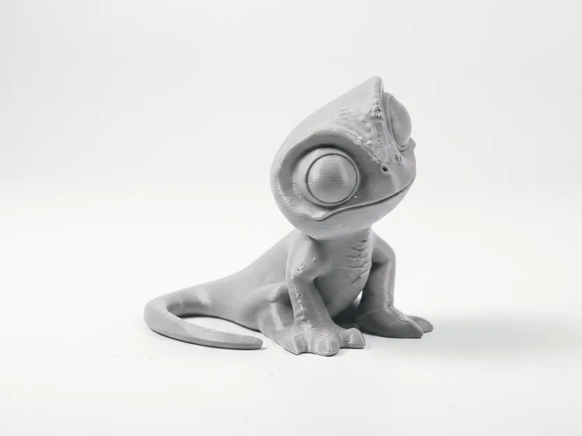 Mô hình 3D in được: Figurine Thằn Lằn Chibi Siêu Dễ Thương - Image 1