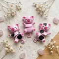 Heo Con Flexi Đuôi Bông Dễ Thương – Đồ Chơi Articulated & Móc Khóa - Thumbnail 9