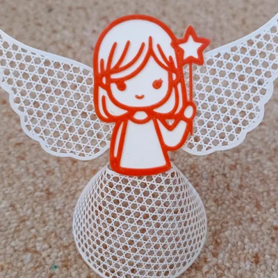 Thiên thần trang trí kèm ngôi sao (Angel with Star Decoration +)