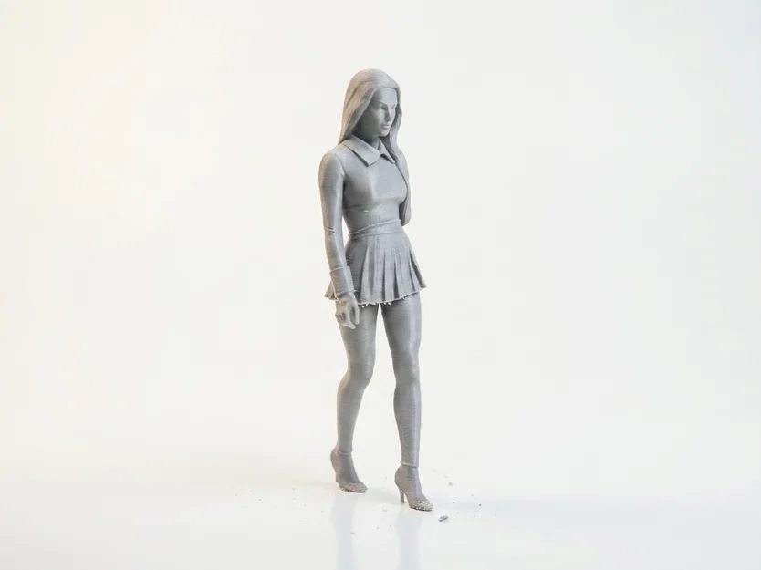 Tượng Cô Gái Chibi Outfit Dễ Thương – Mẫu 3D Printable - Image 1