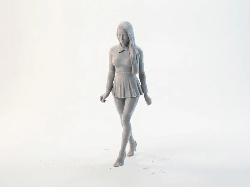 Tượng Cô Gái Chibi Outfit Dễ Thương – Mẫu 3D Printable - Image 2