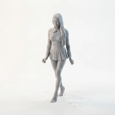 Tượng Cô Gái Chibi Outfit Dễ Thương – Mẫu 3D Printable