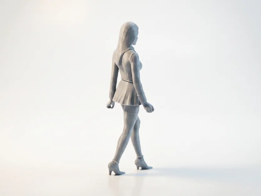 Tượng Cô Gái Chibi Outfit Dễ Thương – Mẫu 3D Printable - Image 3