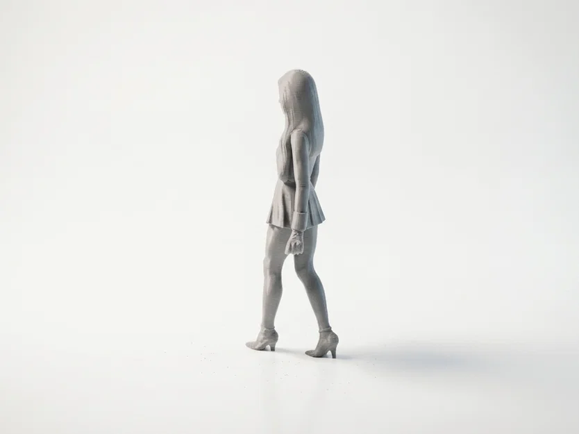 Tượng Cô Gái Chibi Outfit Dễ Thương – Mẫu 3D Printable - Image 4