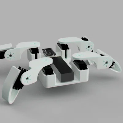 Mô hình robot bốn chân Sleipnir in 3D linh hoạt cho Servo MG995