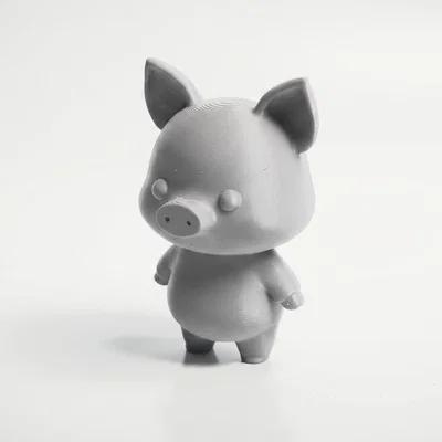 Tượng Heo Chibi Dễ Thương – Cute Piggy Figurine 3D Printable (STL)