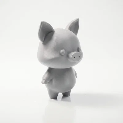 Tượng Heo Chibi Dễ Thương – Cute Piggy Figurine 3D Printable (STL)