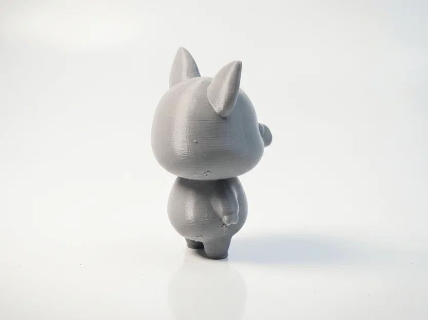 Tượng Heo Chibi Dễ Thương – Cute Piggy Figurine 3D Printable (STL) - Image 3