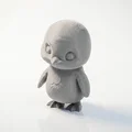 Tượng Chim Cánh Cụt Chibi Dễ Thương – Mô Hình 3D Printable - Thumbnail 4