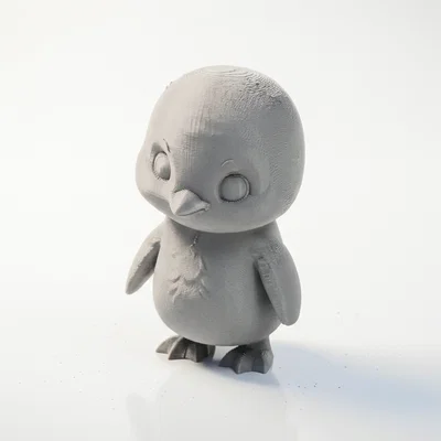 Tượng Chim Cánh Cụt Chibi Dễ Thương – Mô Hình 3D Printable